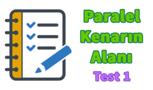 6. Sınıf Paralelkenarın Alanı Test 1 6. Sınıf Paralelkenarın Alanı Test 1